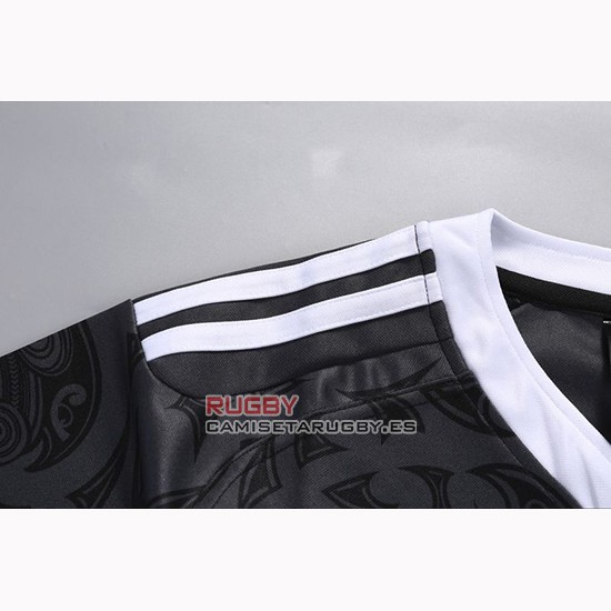 Camiseta Nueva Zelandia All Blacks Maori Rugby 100th Conmemorati